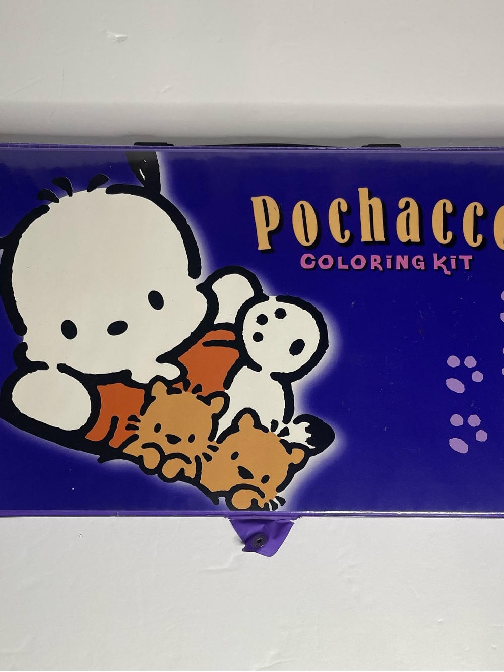 Pochacco 2001 Sanrio Y2K Made In Taiwan 75pc Coloring Kit Nostalgia Artsy